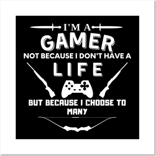 I'm a gamer - gamer Posters and Art